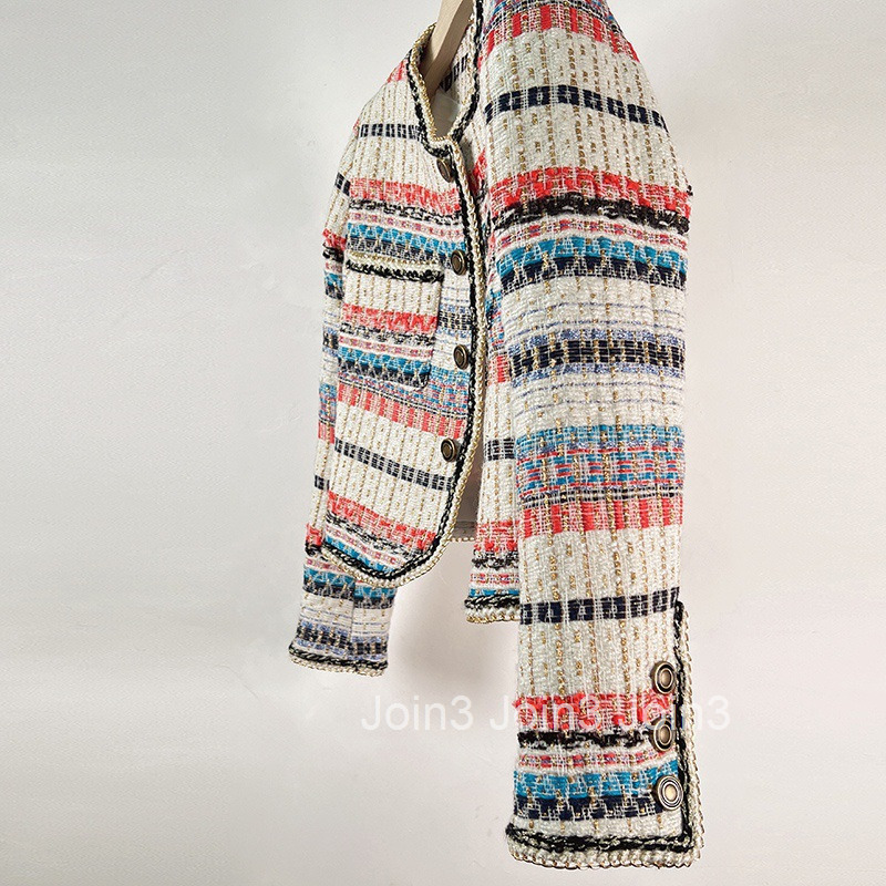 Fashion temperament celebrity little fragrance coat womens net red spring and autumn new tweed