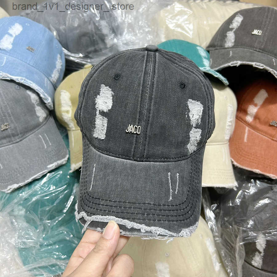 Baseball Bucket Hat Jeans Blending Classic Sun Protection Letter Tide Adjustable Head Cap Hats Men Womens Baseball Caps Retro Unisex R250603 S250729