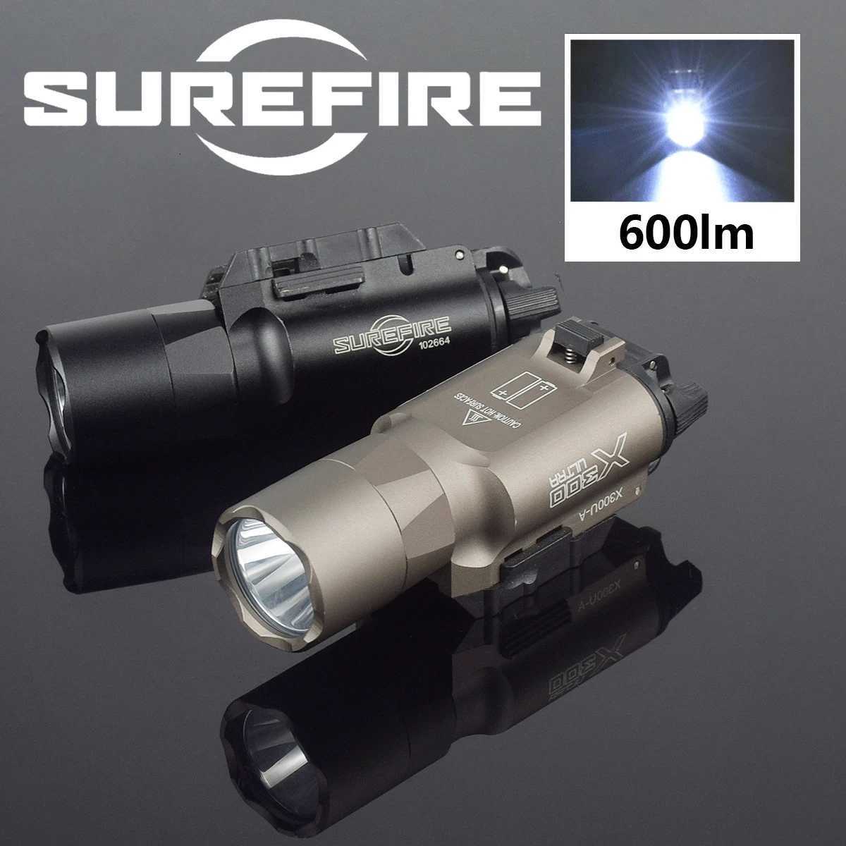Tactical X300 X300U Ultra X300UH-B XH35 Weapon Light Fits 20mm Rail Airsoft Pistol Rifle Hunting Flashlight XJ250728