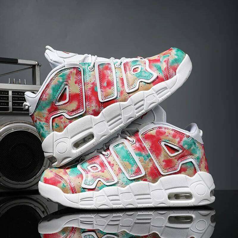 Couple's Men's and Women's Running Shoes New Style Pippen Fashion Sneakers2025Summer Breathable Comfortable Classic Versatile