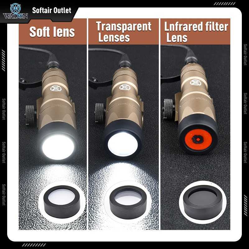 1R Filter Airsoft M300 M600 Flashlight Soft Light Lampshade Protect Cover fit Wadsn M300A/M300B/M600C/M600B Scout Lamp XJ250728