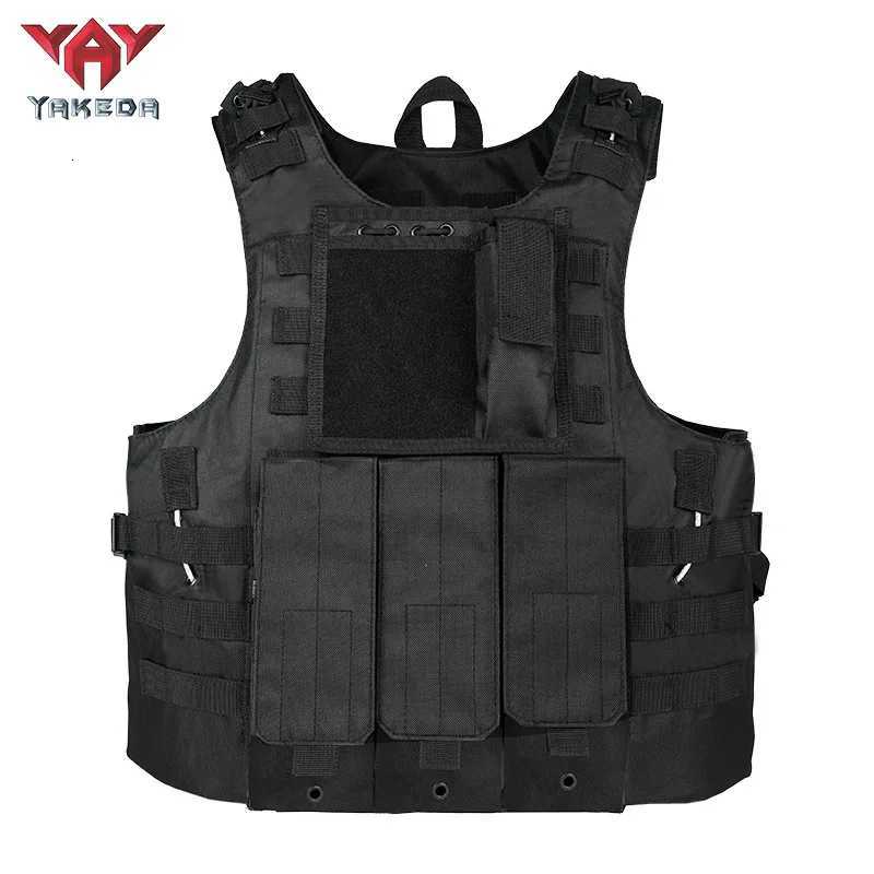 YAKEDA Tactical Vest Multifunctional Outdoor Tactical Amphibious Vest Tactical Vest CS Camouflage Equipment For Training Vest Z250728