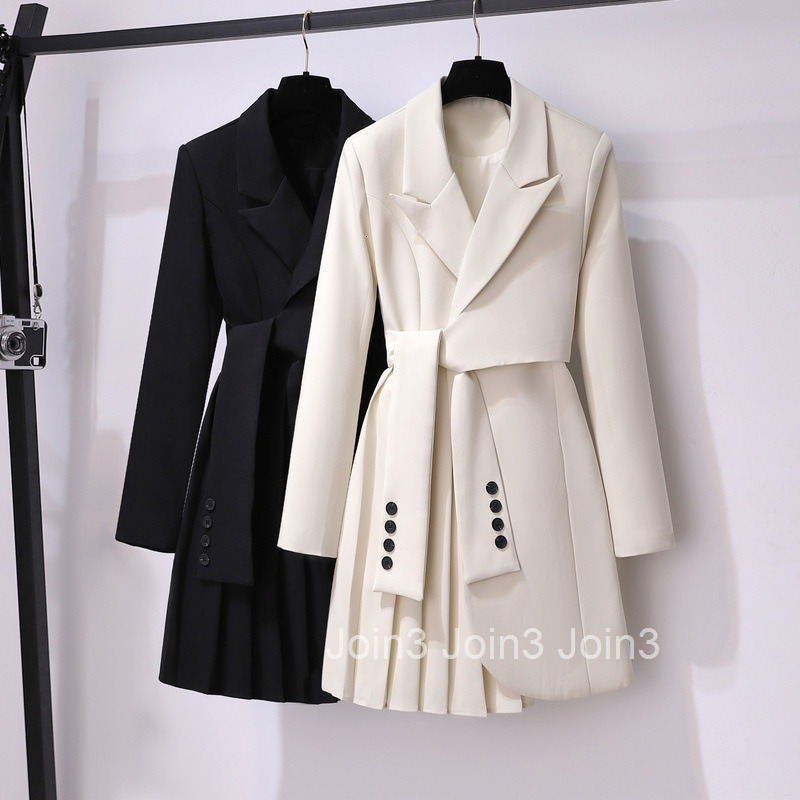 Oversized Womens Fat Sister Small Suit Dress Autumn New Fashion Waist Shrinking Slim Coat Womens Trend