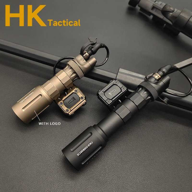 1000LM Tactical LED Flashlight Tactical High Power Weapon Scout Light Mod Button Pressure Switch Fits 20MM Rail with Original XJ250728