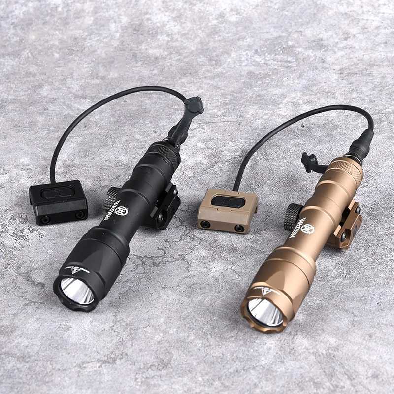 Vadsn Metal M600C Modbutton Switch Flashlight Set Scout Light Tactical For Pictinny 20mm Rail Hunting Wenpon Light Airsoft XJ250728