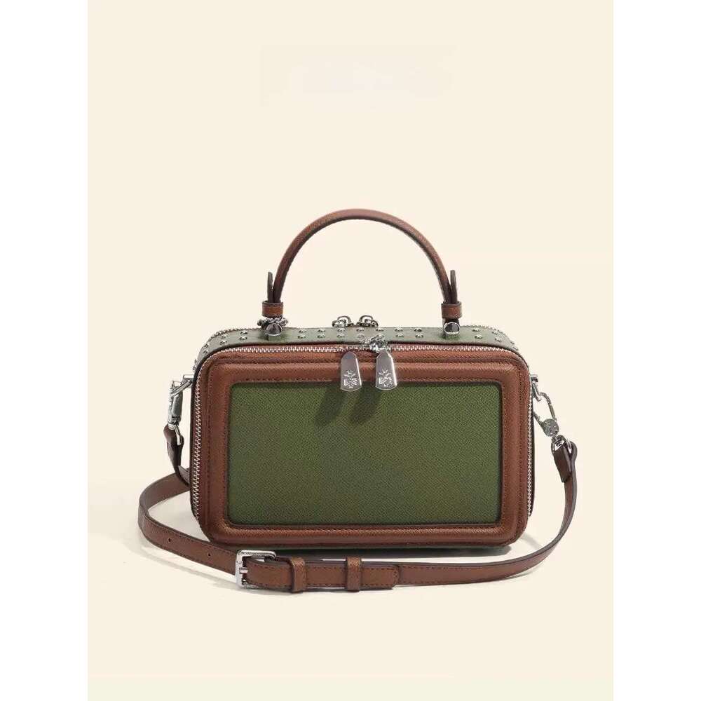 Designer Luxury Chinese Style Makeup With Charming Decoration Printing Flower Women Stylish And Versatile Handheld Crossbody Bag