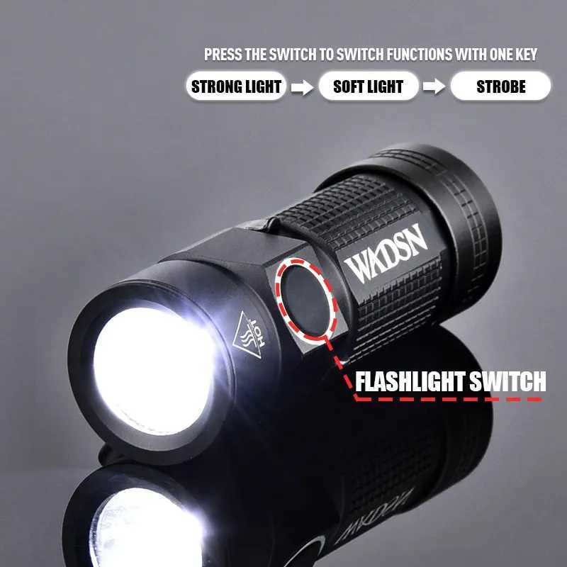 Wadsn Helmet Light FAST Helmet Flashlight Strobe Telescopic Zoom Survival Safety Lamp With Hat Clamp Holder Camping Hunting R250728