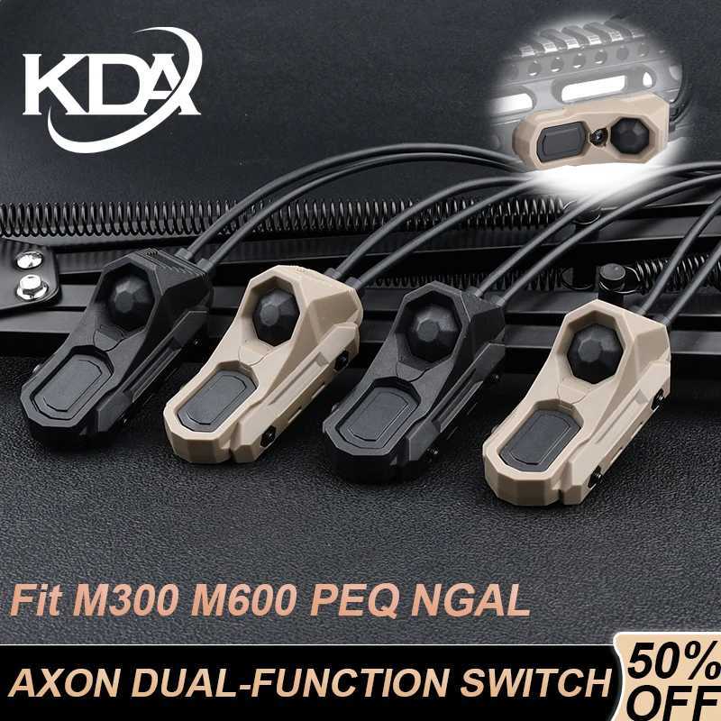 WADSN AXON Dual Function Control Pressure Remote Switch Tail SF/2.5/3.5/Crane Plug Fit PEQ NGAL M300 M600 Scout Light SwitchXJ250728