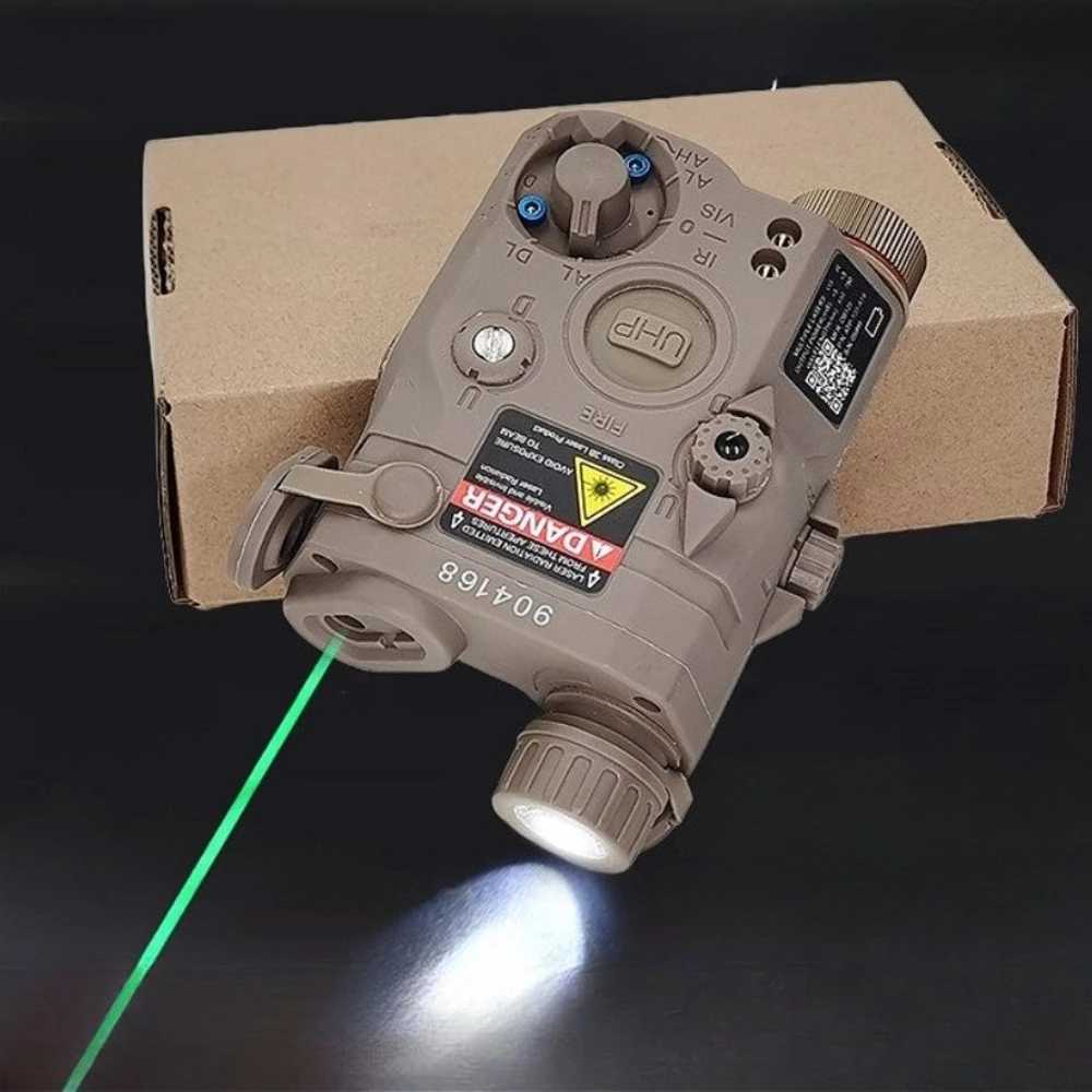 15 Red Green Laser Version Tactical Red Green Blue Dot/White LED Laser Device AR15 Hunting Torch Airsoft Indicator XJ250728