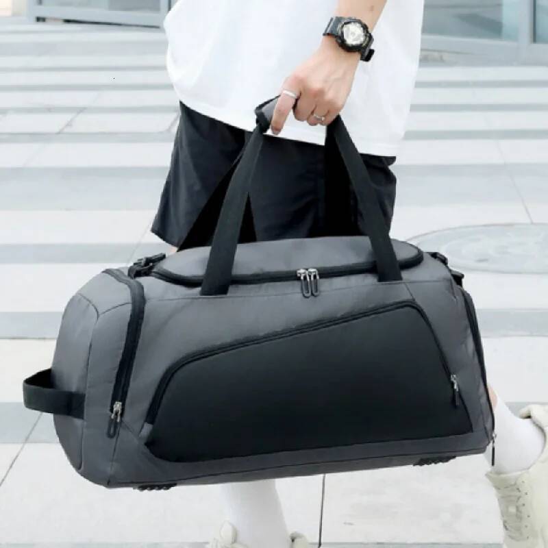 Large Capacity Gym Handbag Travel Bag Dry Wet Separation Pack Man Fiess Sports Shoulder Messenger Bags Shoes Storage Pocket high-quality