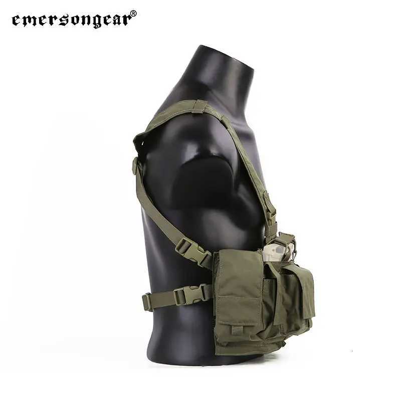 Emersongear For MF Style UW IV Chest Rig Lightweight MOLLE Combat Tactical Vest Plate Carrier Outdoor Protective Airsoft Hunting Z250728