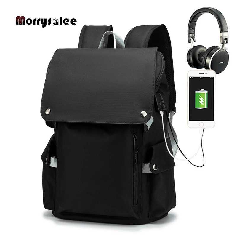 Backpack Men USB Charging Waterproof Laptop Women Casual Oxford Male Business Bag Computer Notebook Backpacks 15.6 Inch 2024 New S250728