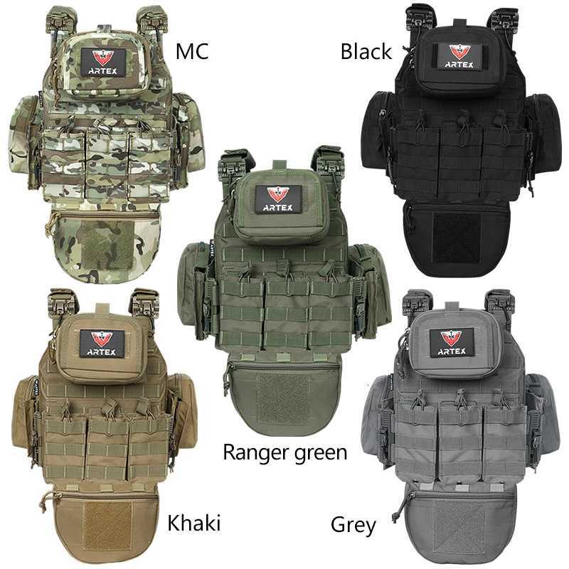 Artexs new high-strength wear-resistant and waterproof Molle extended Quick-release Tactical vest Hunting vest Z250728