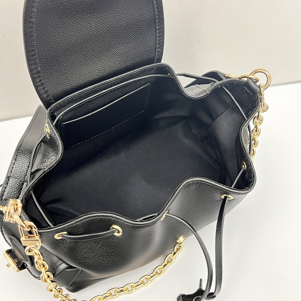 2025 New Chain Shoulder Top Layer Cowhide Genuine Leather Women's Crossbody Cloud Bag High-End Custom Order