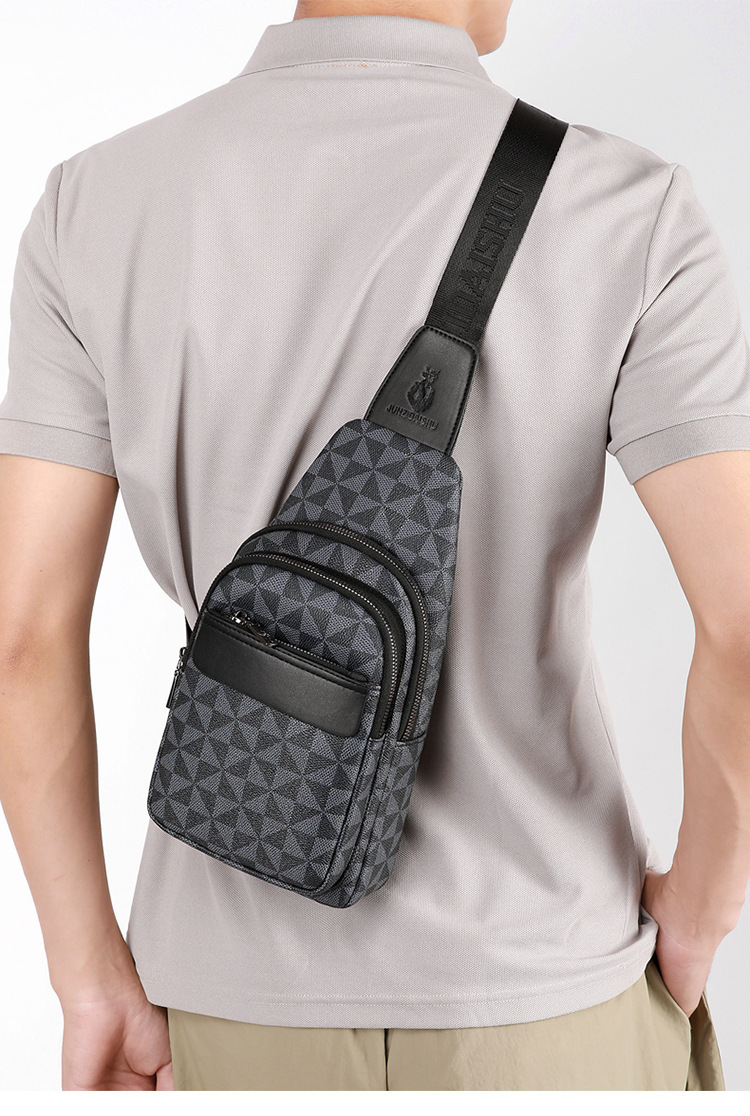 Designer Luxury Bag Bag 2025 New Chest Bag For Men, Stylish Small Crossbody Bag, Niche Multi-functional Men's Shoulder Bag, Small Backpack Free S