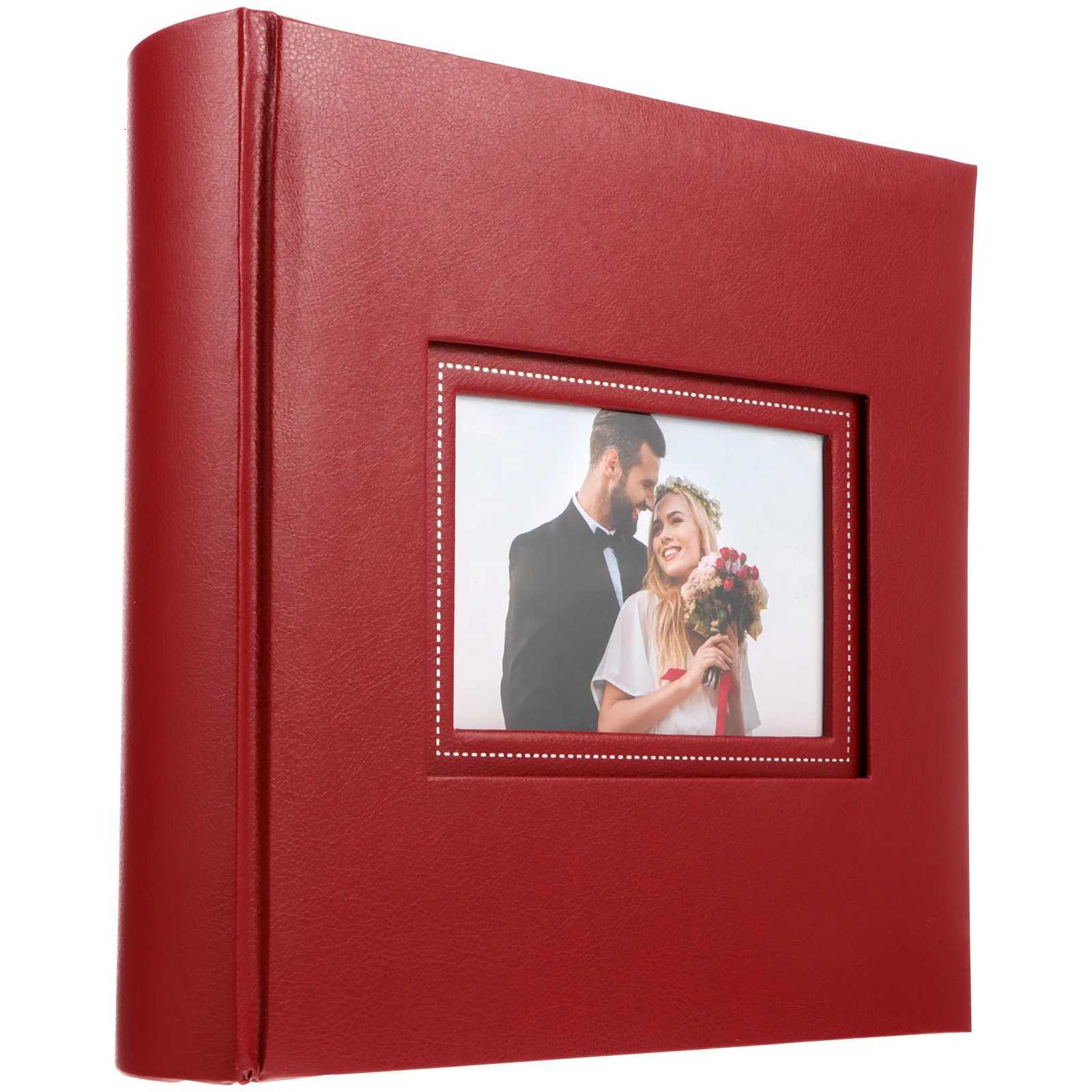 200 Insert Pocket Photo Album DIY Craft Photo Albums Scrapbook Cover Album For Wedding Anniversary Gifts Memory Books Z250729