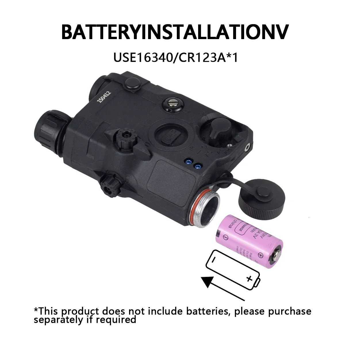 Tactical Airsoft SF M600 PEQ15 PEQ-15 LA5C Red Green Blue Dot Laser Indicator IR Fill Light Hunting Scout AR15 Fit 20MM Rail XJ250728