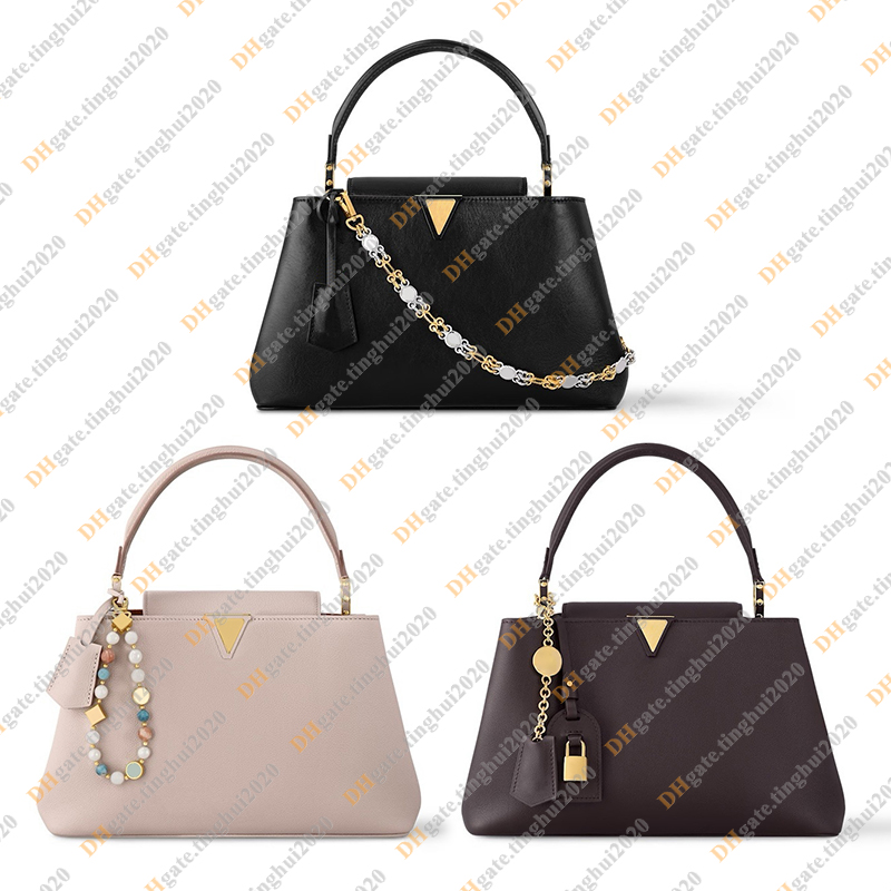 Ladies Fashion Casual Designe Luxury Capucines MM Bag Totes Handbag Shoulder Bag Top Handbag Bag Crossbody TOP Mirror Quality M12929 M12927 M12924 Pouch Purse