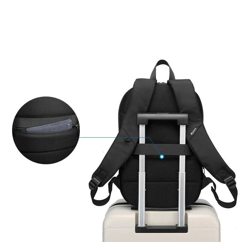 14-inch Simple Business Lightweight Casual Expandable School Students Hot Backpack Thin Section Laptop Bag Unisex high-quality