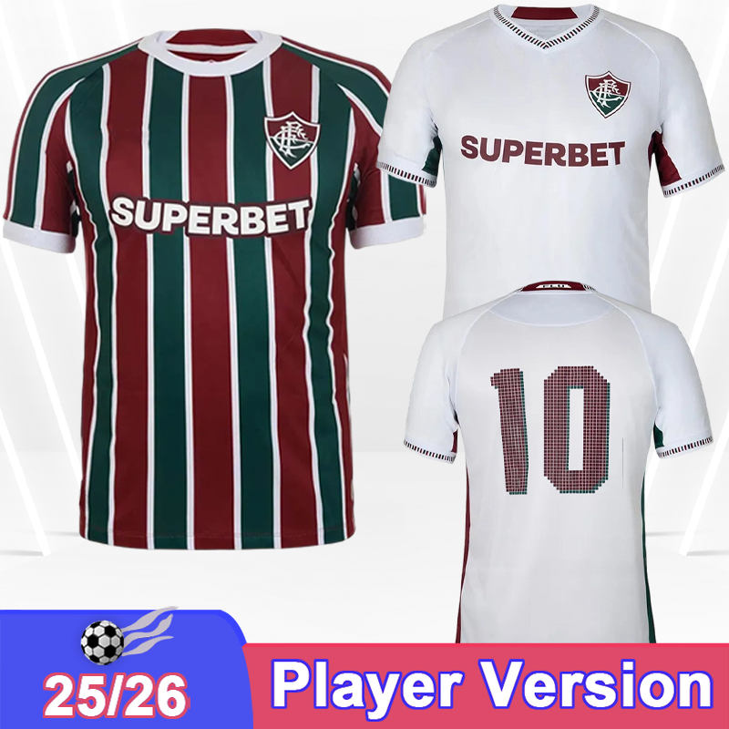 25 26 Fluminense Mens Player Soccer Jerseys JOHN KENNEDY GANSO KENO SAMUEL XAVIER ALEXSANDER MARCELO Home Away Football Shirts