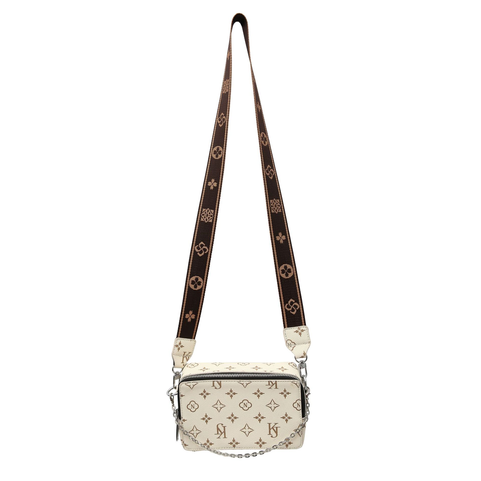 Men's crossbody bag senior sense new leather old single shoulder bag tide brand bag female chain small body bag 2025