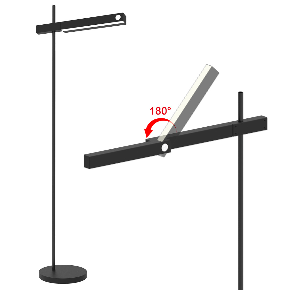 Color Changing Smart Controlled Table Light | Adjustable Stand for Room Ambiance-- -HCP043