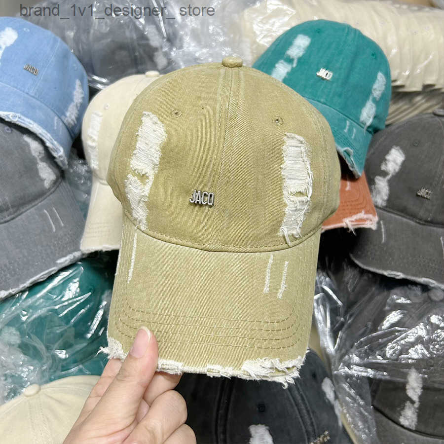 Baseball Bucket Hat Jeans Blending Classic Sun Protection Letter Tide Adjustable Head Cap Hats Men Womens Baseball Caps Retro Unisex R250603 S250729