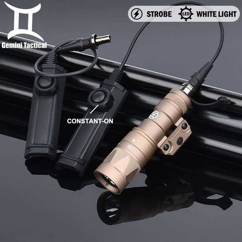 Vadsn M300W Scout Light M600W Tactical Strobe Flashlight M300 Hunting Spotlight With Dual Function Pressure Switch Fits 20mm Rail R250728