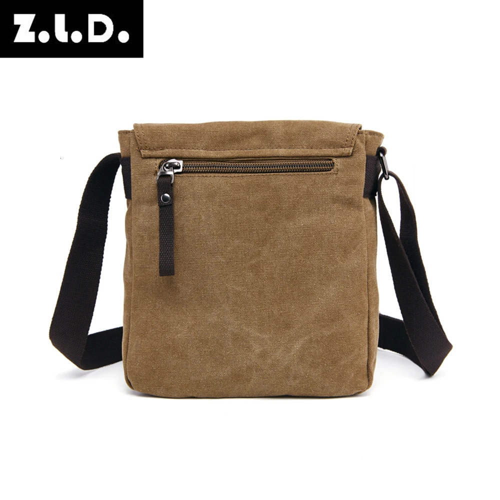 Canvas Bag Vintage Messenger Business Casual Travel satchel single Shoulder Unisex Crossbody Male Bolsa 250725