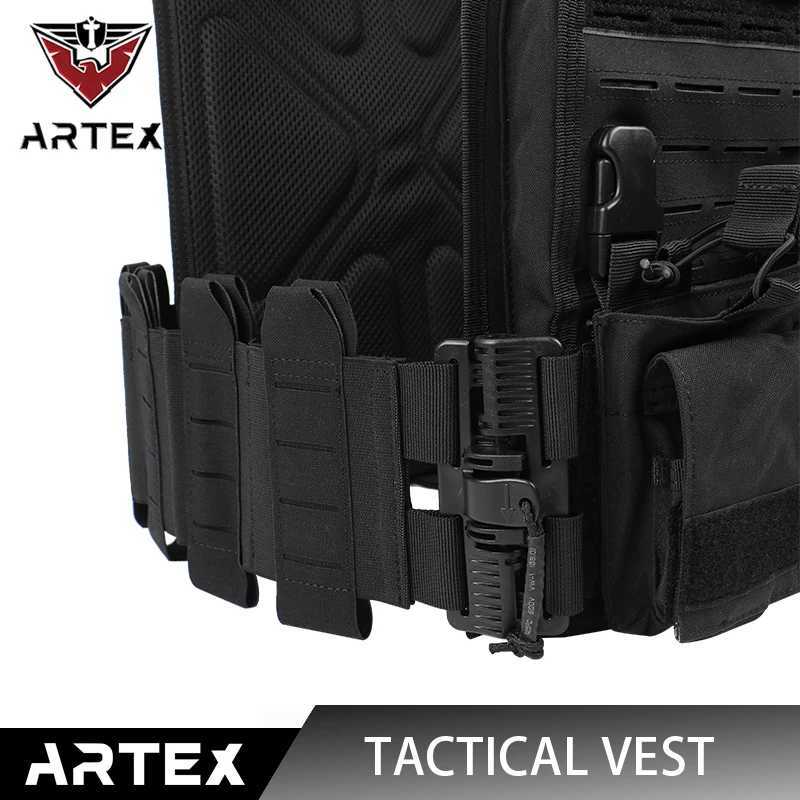 Artex Modular Plugboard High-Strength Wear-Resistant Waterproof Nylon Outdoor Hunting Versatile Tactical Vest Z250728