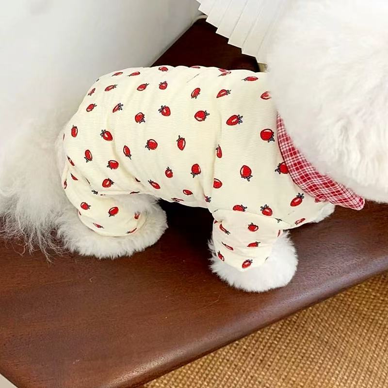T844 New autumn pet fleece dog clothes Teddy cat small dog Yorkshire terrier Schnauzer Bichon clothing