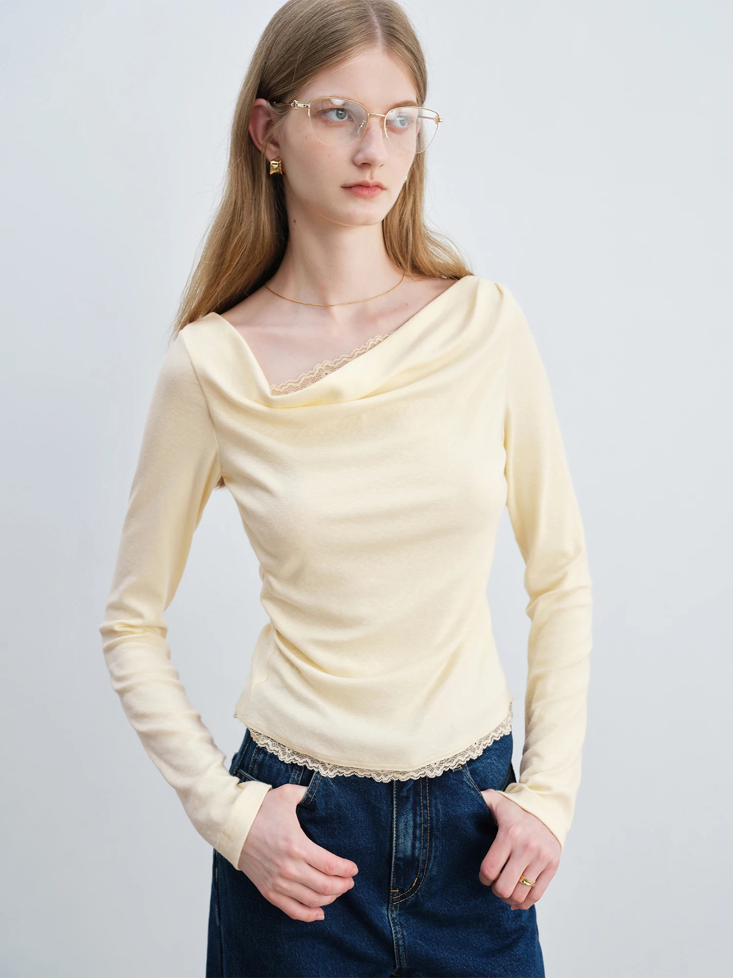 Autumn Collection Soft White Blouse 25ZQ93102 250729