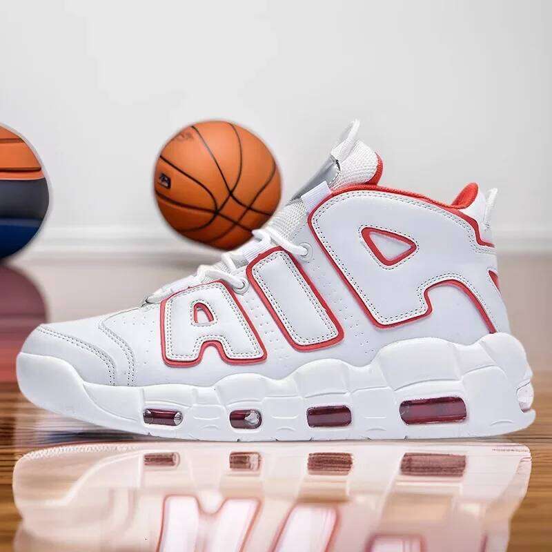 Men's Plus Size Basketball Shocks Absorption AIR Airbag Lightweight Sports Trendy Casual Shoes Polyurethane Sole