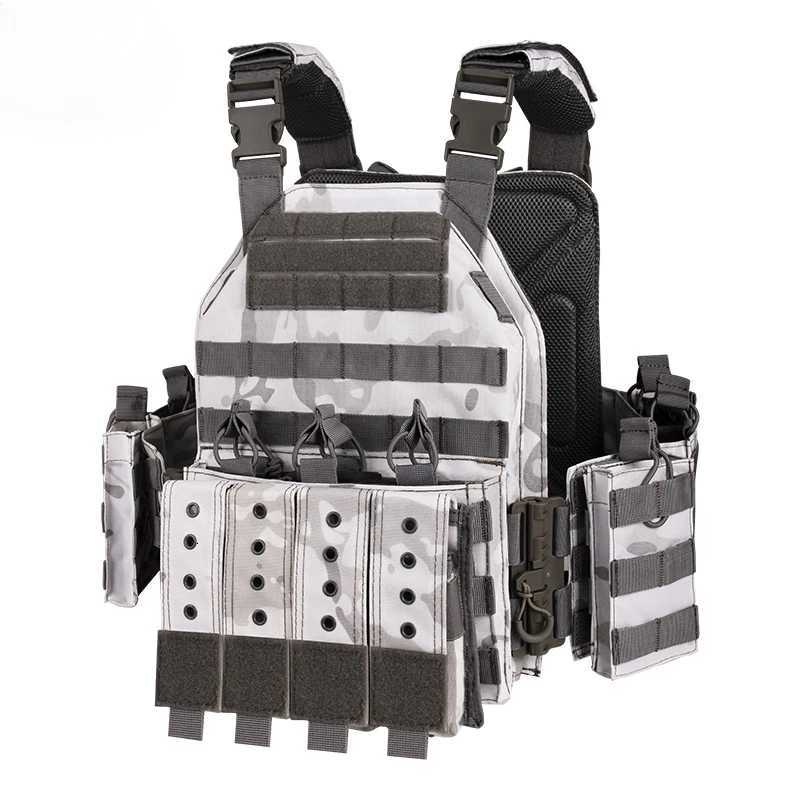 Quick Release Tactical Vest Outdoor CS Prote ctive Equipment 6094 Combat Tactical Vest Camouflage Uniform Z250728