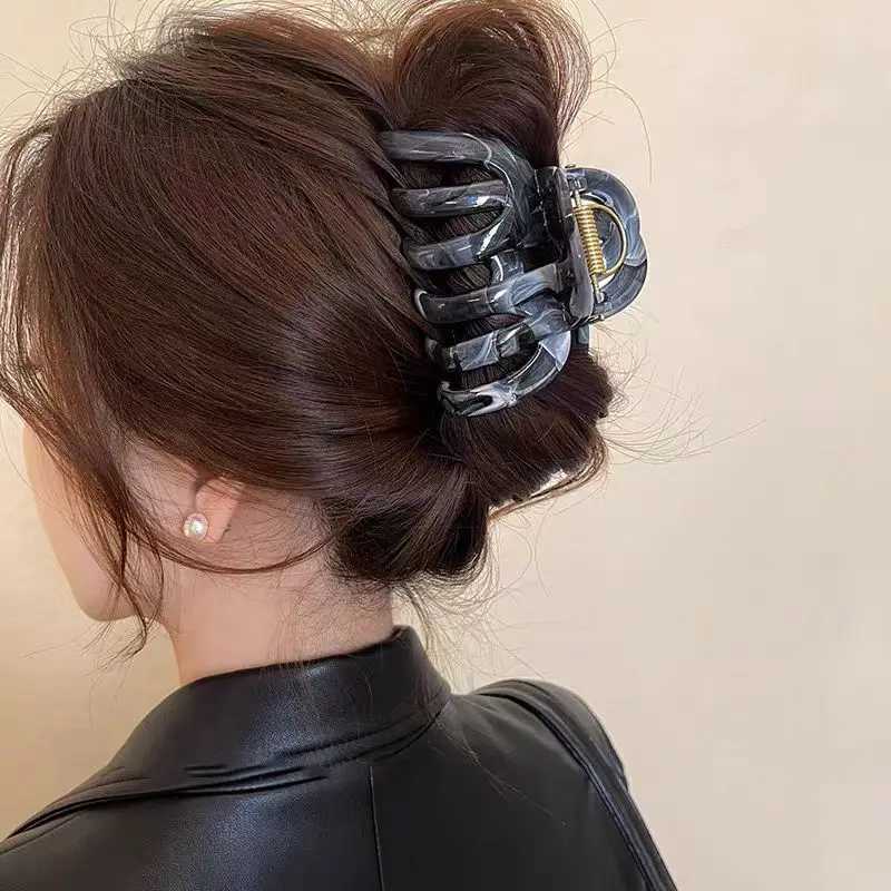 New Design French Style Pumpkin Hair Claw For Women Sweet Hair Ornament Headband Lady Hair Claw Clip Fashion Hair Accessories Z250729