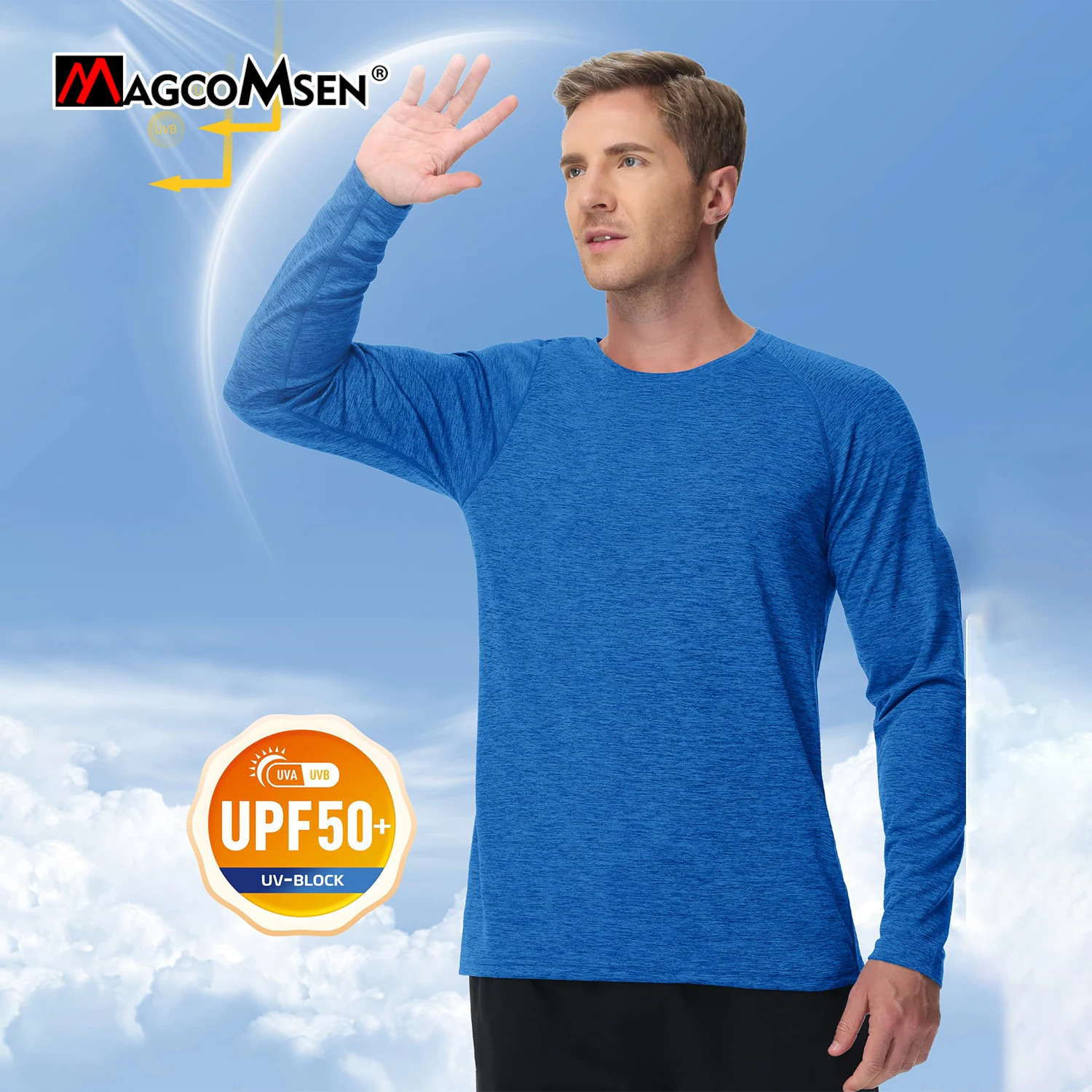 100% Cotton Mens Long Sleeve Shirts UPF 50 Dry Sun Protection Quick T Man Fishing Running Workout Rash Guard 250729