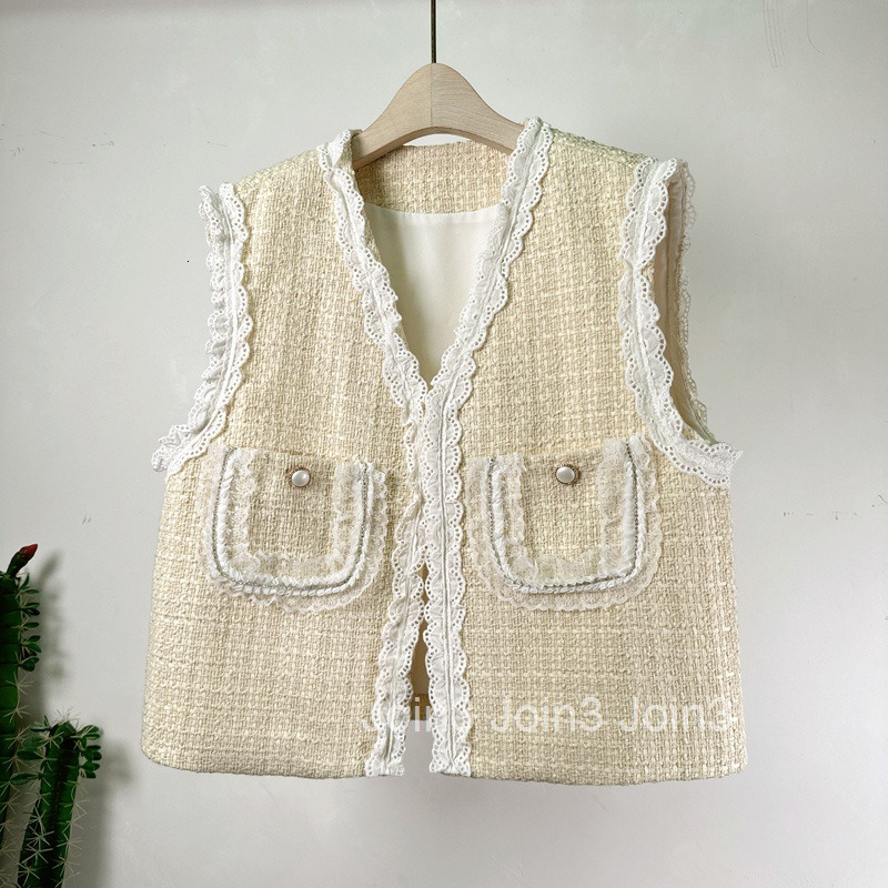 Korea 2025 Summer Autumn New French Style Loose Fashion Vest Women Trendy Vest Jacket Women