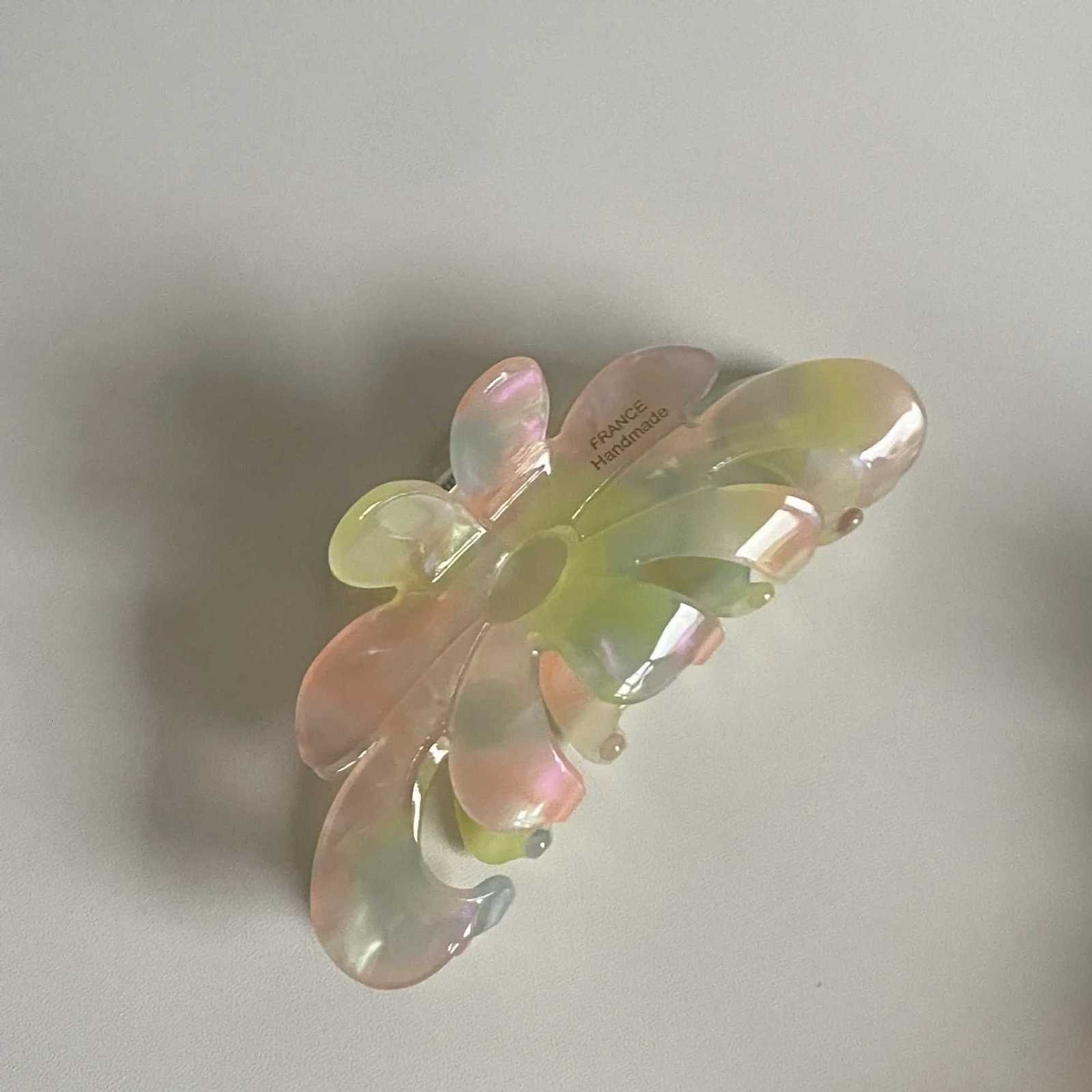 Muweordy French Acetate Hair Claw European And American Flower Hair Clips Large Claw Clips Fashion Hair Accessories For Women Z250729