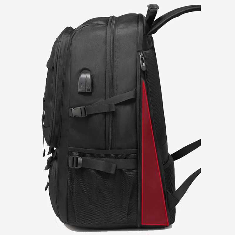 50L 80L Large Travel Backpack Men Separate Shoe Compartment Business Bag Outdoor Sports Waterproof Man Black Storage Backpacks S250728