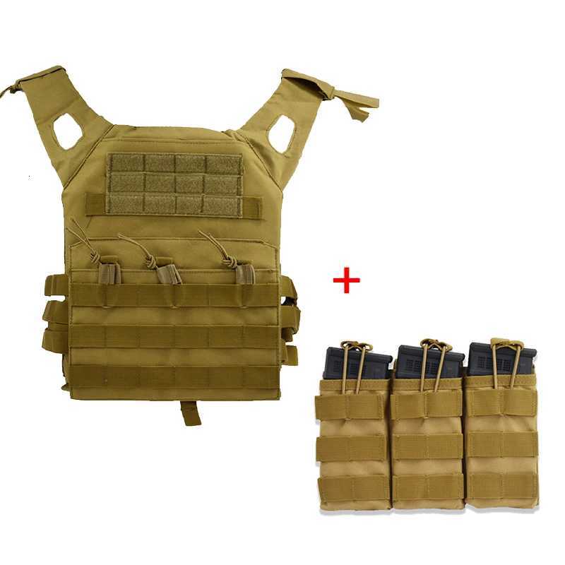 JPC Tactical Vest Plate Carrier MolLE Vest Hunting AccESSories Military Equipment with Quick ReLEase Military Gear 2pcs Z250728