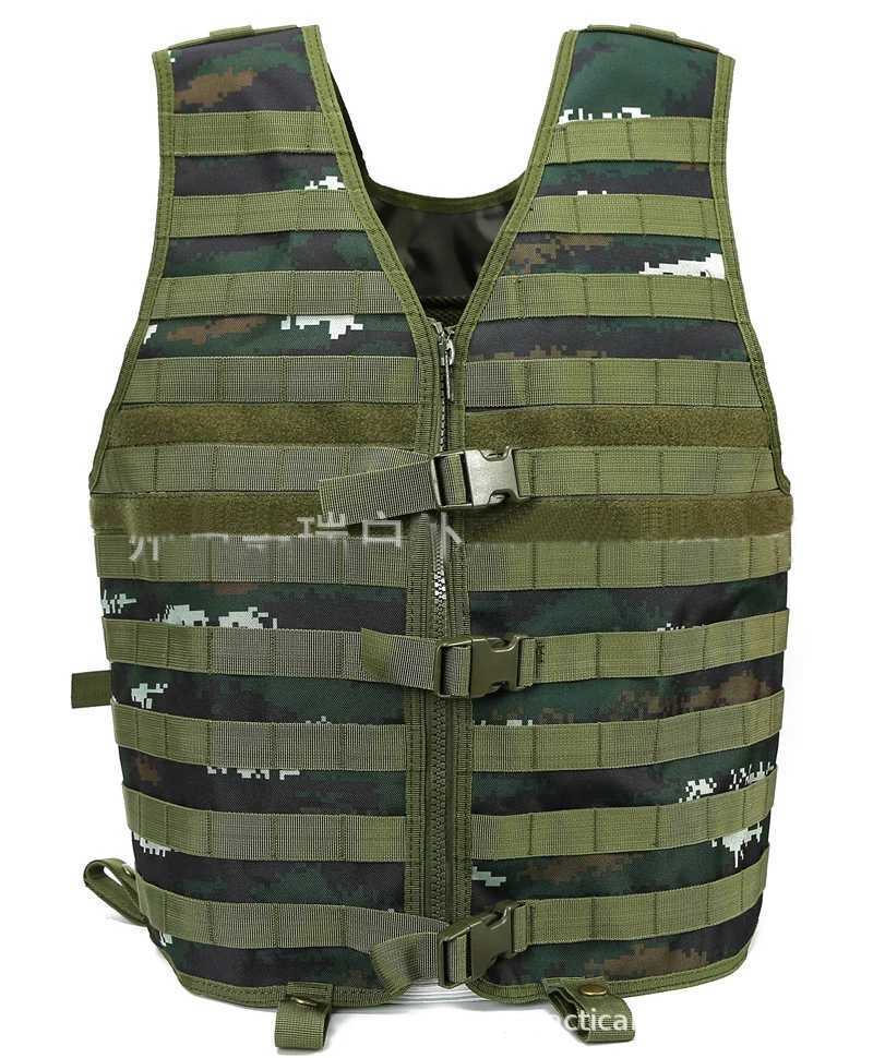 New Mens Molle Tactical Vest Hunting Gear Load Carrier Vest Sport Safety Vest Hunting Fishing with Hydration System Z250728