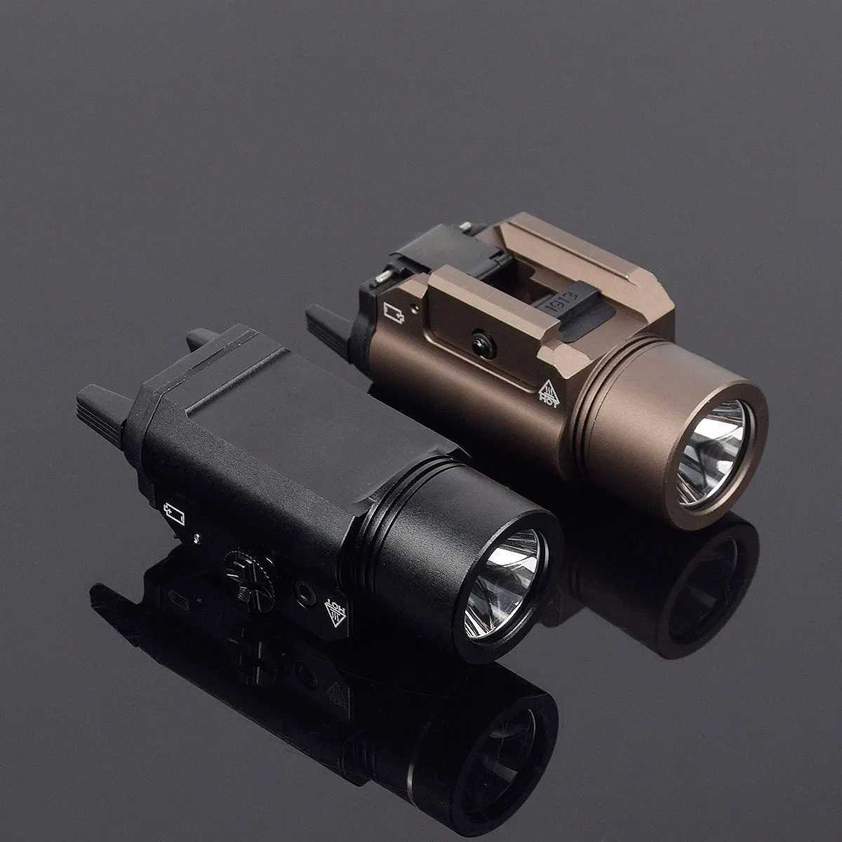 Tactical TR1 TR3 TR4 TR7 TR8 Pistol Gun Scout Light Strobe Flashlight Red Dot Laser Sight For Airsoft Glock 17 19 1911 Hunting XJ250728