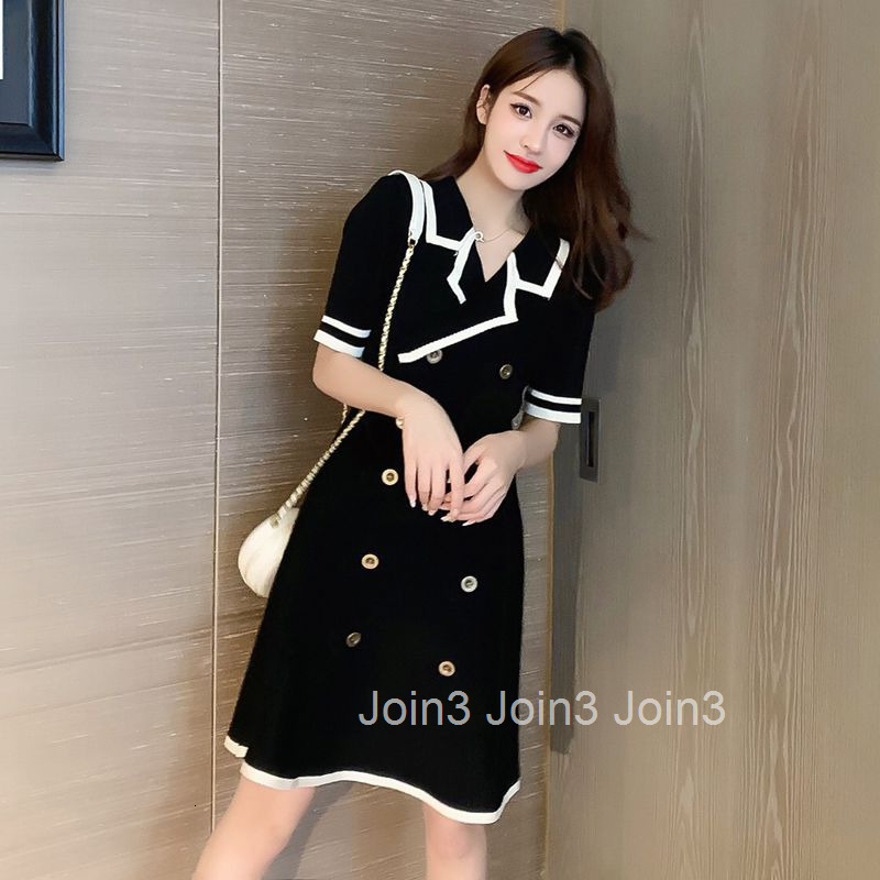 New Korean Waist-Cinching Slimming Short-Sleeve Short Dress Little Fragrance Milk Dress Summer New Style