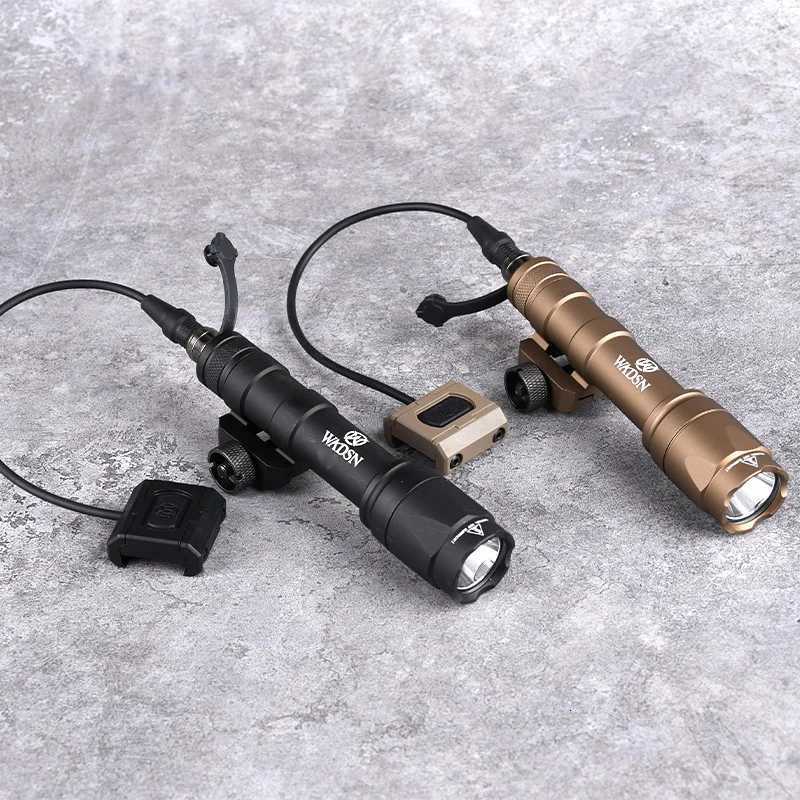 Vadsn Metal M600C Modbutton Switch Flashlight Set Scout Light Tactical For Pictinny 20mm Rail Hunting Wenpon Light Airsoft XJ250728