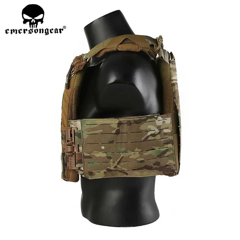 EMERSONGEAR Tactical Vest Lasercut Plate Carrier ROC Quick Release Hunting Cummerbund Aussault Airsoft Paintball Shooting EM7408 Z250728