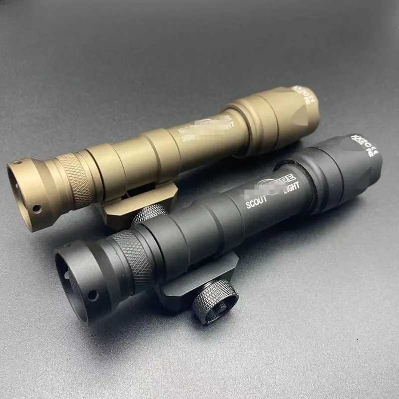 Tactical M600 M600C Airsoft Weapon Flashlight Hunting Scout Torch Rifle AR15 Gun Light Button Remote Switch XJ250728
