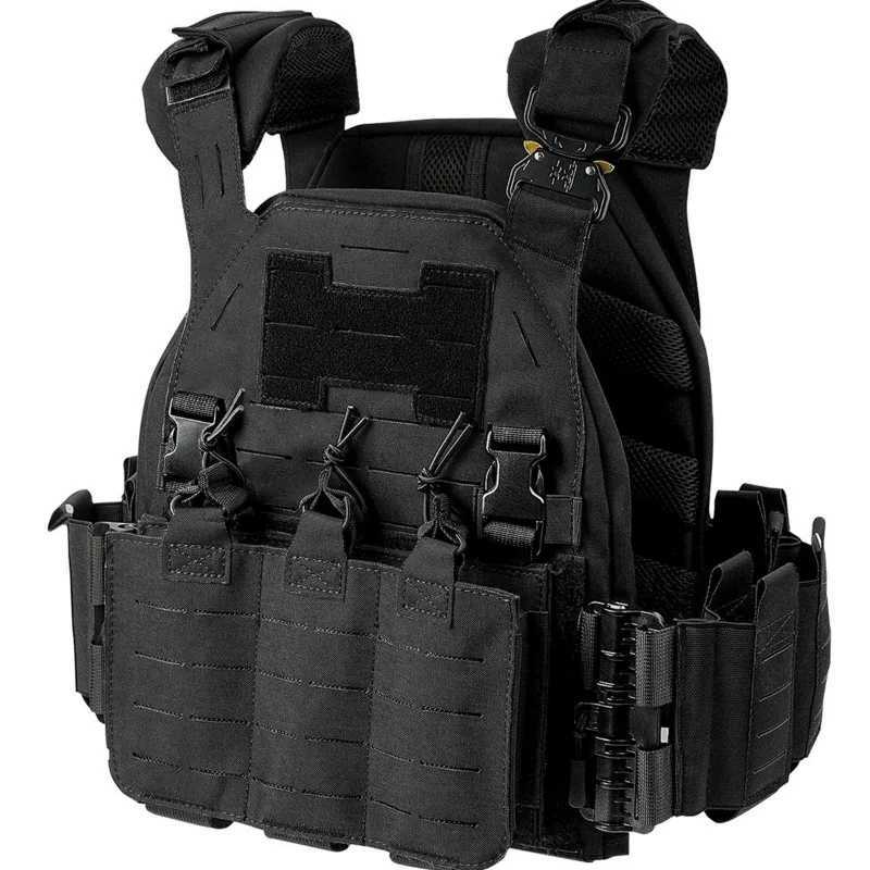 Outdoor Molle Multifunctional Tactical Vest Lightweight CS Fan Hiking Shooting Wild Bees Quick Release Safety Vest Z250728