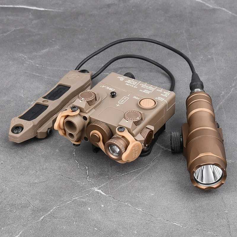 Dbal-A2 No Ir Version Red Dot Green Blue Laser Indicator Airsoft Led Strobe Light Weapon Unting Scout Light M300 M600 Flashlight XJ250728