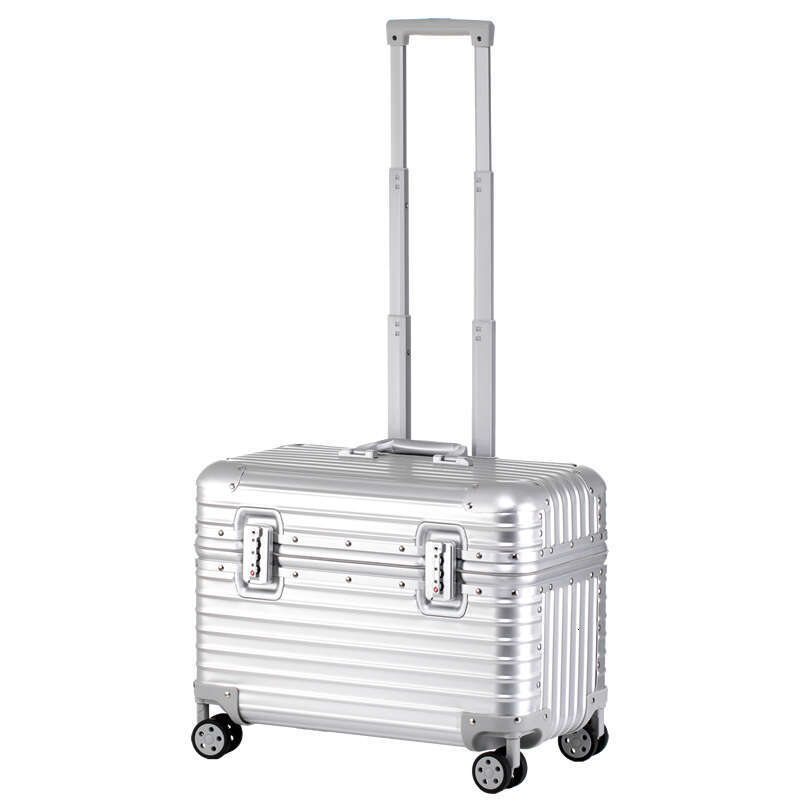 25 Hot Sales in Europe and America German Full Aluminum Magnesium Alloy Flip Top Camera Long 18inch Boarding Small Trolley Case Men's Travel Suit
