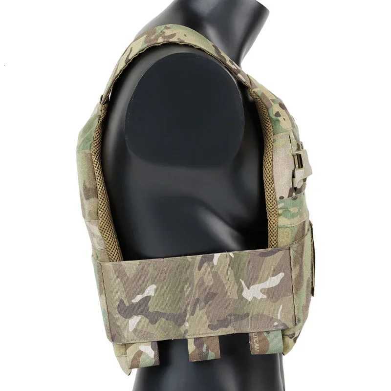 Tactical Low Vis Slick Vest Airsoft Lightweight Plate Carrier FCSK2.0 Vest Gear Quick Release Elastic Cummerbund Vest Z250728